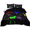 Z.Jian HOME Set di biancheria da letto per ragazzi e adolescenti, con piumino alternativo in piuma per tutte le stagioni, decorazione per la casa per ragazzi (Comforter-Game27, Twin)
