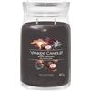 YANKEE CANDLE Signature Jar Candles Black Coconut 567g - Candela Profumata