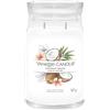 YANKEE CANDLE Signature Jar Candles Coconut Beach 567g - Candela Profumata