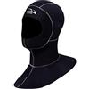 SunsoilGiant Cappuccio da Neoprene per attività Acquatiche - Tappo da 3 Mm per Uomo E Donna, Giallo Cucitura S