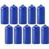 Baoblaze Set da 10 Pezzi di Copripunta per Stecca da Snooker, Copripunta in Gomma per Stecca da Biliardo, Cappucci Protettivi per Punte di Stecca da Snooker, P, Blu 10 mm
