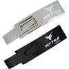 Mytra Fusion fibbia a leva sostitutiva per sollevamento pesi, palestra e powerlifting, fibbia a leva in acciaio a sgancio rapido e serraggio rapido (Black, Regular)