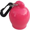 RNXRZANK Boccaglio da Immersione in Silicone con Supporto per Erogatore a Clip, Rosa, 7.2x5.8cm
