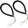 Homyl 2 Pezzi Corda di Presa per Immersione Laccio da Polso Regolabile Cinturino Fotocamera Subacquea Leash Torcia Attrezzo Subacqueo Comodo Adatto per Scub, Nero