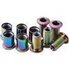 Aymzbd Confezione da 5 Bulloni per Guarnitura, Bulloni E Dadi per Corona, Viti E Componenti Metallici, Multicolore, a-Triple Disc