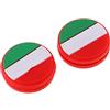 Aymzbd 2 Pezzi di Ammortizzatori in Silicone per Racchette da Tennis con Bandiera Nazionale, #1