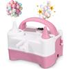 PERMUST Pompa Elettrica Palloncini, Gonfia Palloncini Elettrico, Gonfiatore Palloncino, Pompa Per Palloncini Portatile con Doppio Ugello, 2 Modalità di Gonfiaggio, 400W, per Feste, Nozze, Compleanni