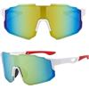 KIRZAX Occhiali da Ciclismo,Occhiali da Sole Polarizzati,Ciclismo Anti-UV,Occhiali Bici da Corsa,Occhiali Ciclismo Uomo,da Uomo da Donna,Sportivi