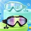 Findway 2 Pezzi Occhialini Nuoto Bambini 4-16 anni, Occhialini da Nuoto per Visione Larga 180° Facili da Indossare, Occhialini Nuoto Protezione UV per Ragazzo e Ragazza, C'è Naso & Tappi per Orecchie