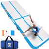 Liszton tappetino da ginnastica gonfiabile 3M/4M, Ginnastica Artistica 10 cm con per acrobazie, allenamento e yoga con pompa