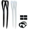 HO-SFSM 2 Pezzi Maschera Snorkeling Cinturino Maschera Silicone Universale,Occhiali Da Nuoto Occhiali Cinturino In Silicone Fascia Della Testa Accessori per Immersioni Nuotata Snorkel