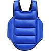 SM SunniMix Taekwondo Protector Vest Rib Equipment Karate per Kickboxing Muay Thai, Rosso Blu XS