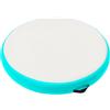 vidaXL Tappetino Ginnastica Gonfiabile con Pompa Stuoia Tappeto Materasso Materassino per Palestra Fitness Pilates 100x100x15cm PVC Verde