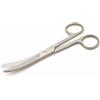 INSGB Diamond Edge - Forbici curve in acciaio chirurgico, punta arrotondata, 12,7 cm