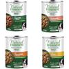 Generico Natural Trainer Bocconcini Adult Medium-Maxi, Gusti Misti con Verdure, Cibo Umido per Cani, 3 Lattine da 415g