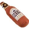 CATSELURRY Squeak Toys - Giocattolo per cani in morbido peluche, da masticare a forma di bottiglia di birra, con sonaglio, per cani di taglia media e piccola