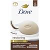 dove puramente coccole cocco beauty bar con petali di gelsomino profumo, 6 count