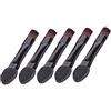 Healeved Set 50 Pezzi Pennelli Ombretto Doppio Lato Nero Spugna per Trucco Occhi, Design Doppio, Materiale Plastica e Fibra Artificiale, Sfumatura Uniforme, per Ragazze e Uso Professionale