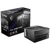 MSI MPG A1000G PCIE5 Alimentatore Spina EU (1000W), certificato 80 Plus Gold, AT