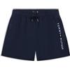 Tommy Hilfiger Costume da Bagno da Ragazzo, Taglia M, con Coulisse, UB0UB00589, Nero, 12-14 Anni