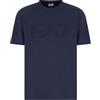 EA7 Emporio Armani T-Shirt Uomo Logo Series a Maniche Corte in Jersey di Cotone Organico 7M000149AF14772 8059659209366 - Blu Armani Blue UB102