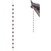 Nudorpn Catene della Pioggia per Esterno, 2.7 Metri Rame Resistente Decorativo Pluviale, 12 Coppe Acqua Catene per Grondaie, per Giardino Casa Gazebo Esterno Tettoia Copertura
