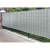 EFFE Telo Privacy occhiellato Grigio RAL7040 in PVC 90cm x 6mt con Corda