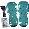 Generic Scarpe aeratore per, Scarpe aeratore con Punte, Strumento con Cinghie Regolabili, Sandali per la Manutenzione del Suolo Semina Pavimento Giardino Cortile