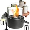 Tewzafiya Braciere da Tavolo,Portatile Regolabile Sicuro Per Interno E Esterno Da Scrivania - Braciere Mini Da Tavolo Con Di Fuoco - per Giardino Casa Balcone Camera da Picnic Soggiorno