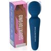 MySecretCase Vibratoreper Donna Professionale - Massaggiatore Wand Stimolatore Per Clitoride, Vibratore Mini Stimolatore Clitoride Femminile, Sextoys Donne Massaggiatore Muscolare (Blu)