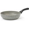 Flonal Cookware Monolite Tegame Magma-Tech Plus 1 Maniglia Estraibile 32 cm, grigio