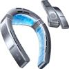 TORRAS CooliFY Cyber Fold AI Neck Air Conditioner, Ultimate Cooling Max Area di Raffreddamento Ventilatore per il collo, Regolabile Forte Vento Collo Cooler per Collo e Viso, Ricaricabile Portatile