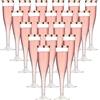 Lunyloer 20 bicchieri da champagne in PET, 100 ml, in PET