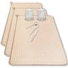 Xuyyicao 3 confezioni di tappetini per l'asciugatura dei piatti in microfibra, 61 x 43 cm, scolapiatti assorbenti per piano cucina, grande asciugapiatteria per piano di lavoro, griglia e sotto lavello (beige)