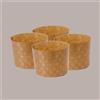 Lucgel Stampo Forme Cottura Carta Forno Panettoncino Alto 100gr,Dm70H60mm, 25 pezzi