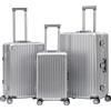 Flight Knight Valigia Da Viaggio Premium - 8 Ruote Girevoli - Lucchetto Tsa Integrato - Guscio Rigido Leggero In Aluminio - Bagaglio Da Stiva Resistente - Approvato Per Oltre 100 Compagnie Aeree