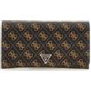 GUESS borsa a tracolla Noelle II Xbody Flap Organizer Brown Logo marrone scuro