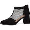Rio Fiore H1877-D1861-2 - Decolleté da donna, con tacco a blocco, colore: nero, 7 cm, Velluto nero., 40 EU Stretta
