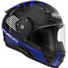 ROOF RO200 Carbon Casco Moto Integrale In Fibra Di Carbonio - Colore Speeder Blu - Il Casco Più Leggero Del Mondo - Prezzo Di Fabbrica - 4 Anni Di Garanzia (61 - XL)