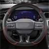 AWGNTQQ Coprivolante Volante Coprivolante Per Auto Tipo D Per Ford Per Focus Per ST-Line Per Fiesta Per ST-Line 2018 2019 Coprivolante Auto Copri(RED)