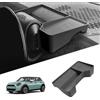 SKTU Contenitore portaoggetti console centrale per Mini Cooper F65 F66 Works Petrol 2024-2026 2027 Organizzatore dietro touch screen Vano TPE, Accessori Mini (Non compatibile J01 J05 Electric)