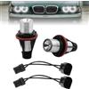 Baceyong 2 lampadine LED Angel Eye, impermeabili, per luci di posizione Angel Eyes, compatibile con BMW E87 E39 E60 E61 E63 E65 E83, 6312694048, 63126916097, 63126929309 (bianco)