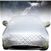 Generico Telo Copriauto Antigrandine per Fiat 500 2007-2025, copertura auto Impermeabile, Telone Traspirante, Copri Auto Anti Vento e Antipolvere Protezione Dal Sole mu3le