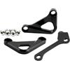 HGNMPGVVTZ Per Per MT-07 FZ-07 Per MT FZ 07 2014-2023 Poggiapiedi Posteriore Piatti Di Chiusura Gancio Per Moto Resto Del Piede Pedale Peg Pedali Poggiapiedi Moto(Black)