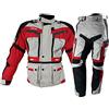 WinNet Tuta Completo da Moto in Cordura Giacca e Pantalone Anti Acqua e Pioggia