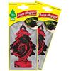 Arbre Magique Duo Pack Black Rose - Profumatore per Auto - 7 Settimane di Naturale Freschezza - Durata Costante - Profumo Raffinato e Vellutato - Aroma Elegante