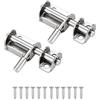 CYIOU 2 Pezzi 65mm Bulloni Scorrevoli Serratura di Sicurezza in Acciaio Inox Chiavistello Scorrevole per Porta di Giardino Casa Bagno Capannone Magazzino per Animali Domestici
