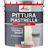 ARCANE INDUSTRIES Vernice per piastrelle bagno e cucina - ARCAPOXY PIASTRELLE - 2,5 kg (fino a 25 m² in 2 strati) Rosa Chiaro - RAL 3015