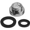 HATOOLHA Adattatore per rubinetto in ottone, filettatura maschio da 22 mm a filettatura maschio da 16 mm, connettore per rubinetto per depuratore d'acqua, adattatore aeratore (altezza 13 mm)