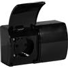 ORNO OE-7106(GS) Doppia Presa Schuko da Muro 2x2P+T IP44